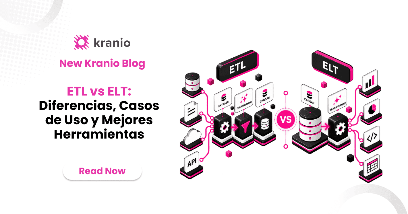 ETL vs ELT: Diferencias, Casos de Uso y Mejores Herramientas