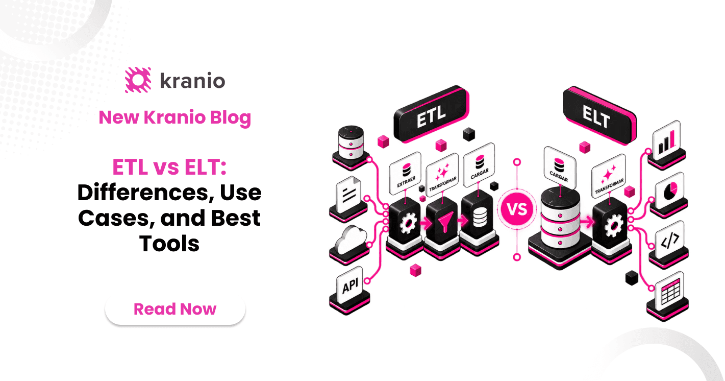 ETL vs ELT: Diferencias, Casos de Uso y Mejores Herramientas
